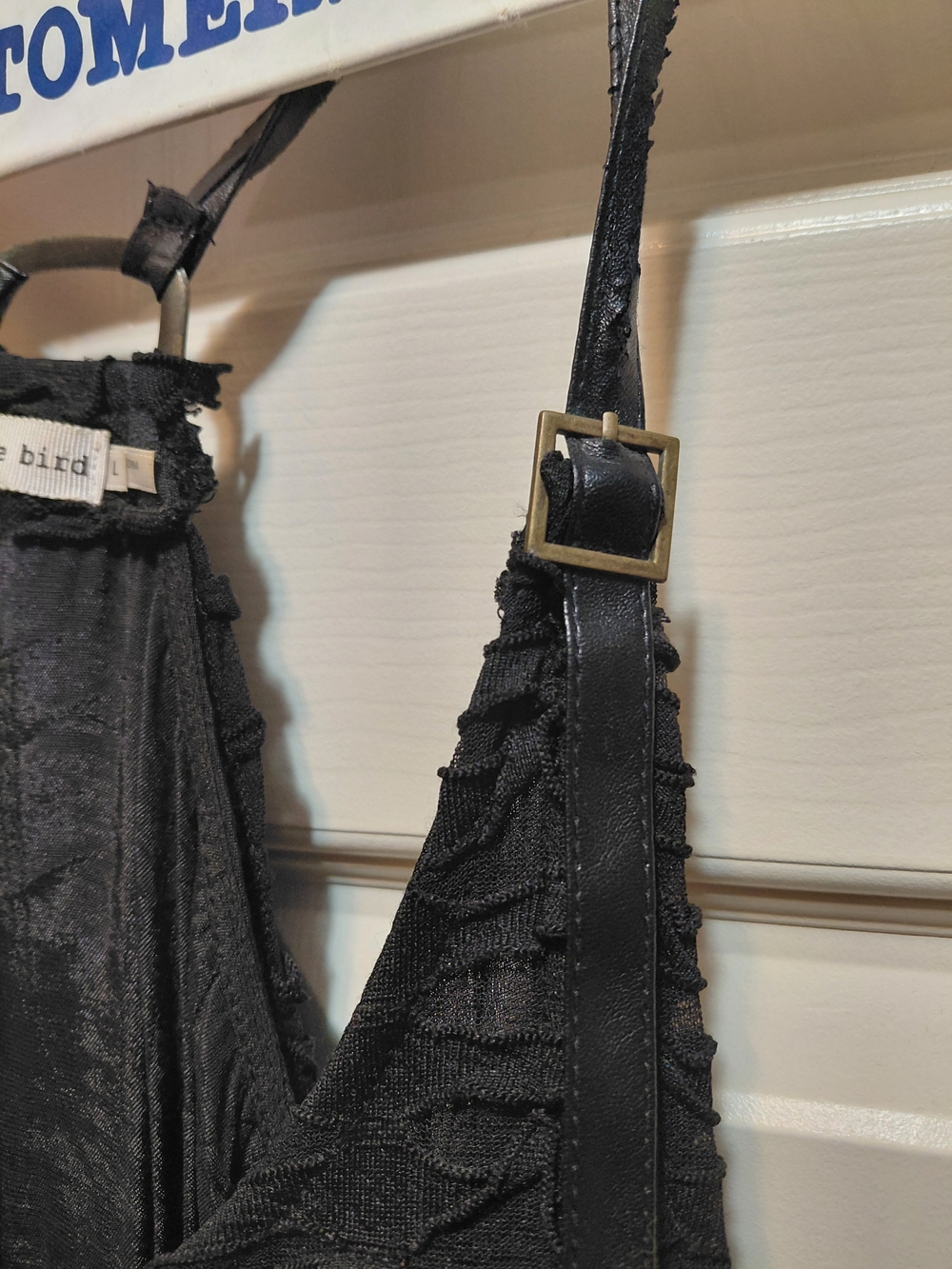 Blue Bird Black Layered Ruffle Racerback Tunic - Picture 6 of 8